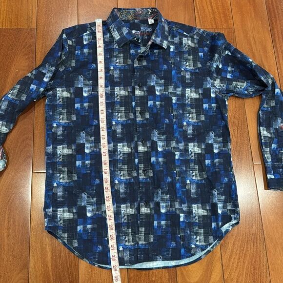ROBERT GRAHAM Rodney Classic Fit Abstract Shirt size M - Picture 12 of 12